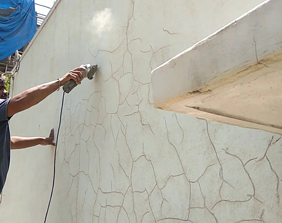 Wall Crack Waterproofing